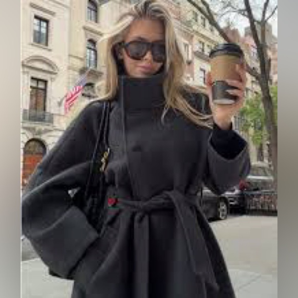 NWT SOFT HIGH NECK COAT